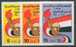 Libyen 1971 Abzug Amerikanischer Truppen Fackelträger 333/35 Postfrisch - Libye