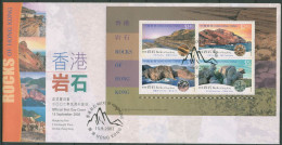 Hongkong 2002 Felsformationen Und Gesteine Block 106 FDC (X99448) - FDC