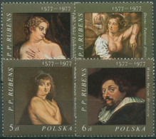 Polen 1977 Kunst Malerei Gemälde Peter Paul Rubens 2497/00 Postfrisch - Ongebruikt