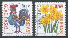 Schweden 1997 Ostern Hahn Narzissen 1992/93 Gestempelt - Used Stamps