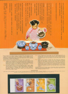 Hongkong 2001 Teekultur 998/01 Im Pop Up - Folder Postfrisch (X99454) - Unused Stamps