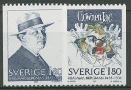 Schweden 1983 Schriftsteller Hjalmar Bergman, Clown Jac 1249/50 Postfrisch - Neufs
