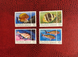 NORFOLK 1984 Complete 4v Neuf MNH ** YT 331 / 334 Mi 335 / 338 Mariposa Butterfly Borboleta Schmetterlinge Farfalla - Peces