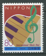 Japan 1996 Internationaler Musiktag Klavier Notenschlüssel 2416 Postfrisch - Ongebruikt