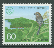 Japan 1986 Aufforstungskampagne Vogel Rotschwanz 1685 Postfrisch - Unused Stamps