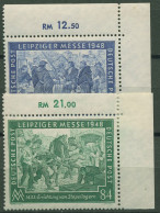 Alliierte Besetzung 1948 Leipziger Frühjahrsmesse 967/68 Ecke 2 Postfrisch - Mint