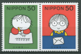 Japan 1998 Tag Des Briefeschreibens Zeichnungen 23575/76 A ZD Postfrisch - Neufs