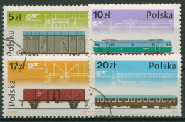 Polen 1985 Waggonfabrik PAFAWAG Lokomotiven 2993/96 Gestempelt - Used Stamps