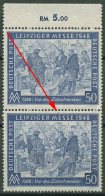 Alliierte Besetzung 1948 Leipziger Messe Mit Plattenfehler 967 IV Postfrisch - Mint