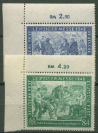 Alliierte Besetzung 1948 Leipziger Frühjahrsmesse 967/68 Ecke 1 Postfrisch - Nuovi