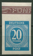 All. Besetzung 1946 Brief.-Ausstellung Einzelmarke Aus Block 924 B Postfrisch - Postfris