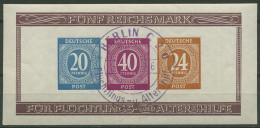 All. Besetzung 1946 Ausstellung BERLIN Block 12 B SST Gestempelt - Usados