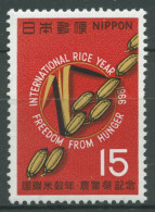 Japan 1966 Landwirtschaft Internat. Reisjahr 958 Postfrisch - Neufs