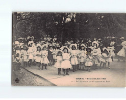 COGNAC : Fêtes De Juin 1907, Bal D'Enfants Sur L'Esplanade Du Parc - Très Bon état - Cognac