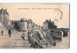 CHATELLERAULT - Quai Napoléon Et Pont Henri IV - Très Bon état - Chatellerault