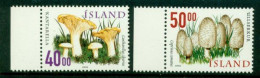 ICELAND 2000 Mi 943-44** Mushrooms [B611] - Mushrooms