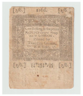 ETATS-UNIS --CONNECTICUT --Trésor De La Colonie --One Shilling And Six Pence Au Porteur --1776-- - Autres & Non Classés