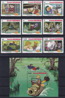 MiNr. 529 - 538 (Block 70) Grenada/Grenadinen 1982, 14. Dez. Weihnachten: Walt-Disney-Figuren - Postfrisch/**/MNH - Altri - America