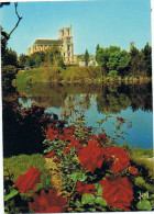 CPM..78..MANTES LA JOLIE..LES BORDS DE SEINE ET LA COLLEGIALE - Mantes La Jolie