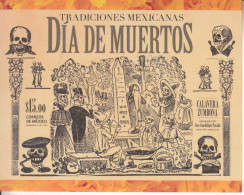 2013 Mexico Day Of The Dead Skulls Skeletons Souvenir Sheet MNH - Mexique
