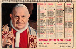 Calendarietto - Missioni Estere Sacro Cuore - Napoli - Anno 1973 - Tamaño Pequeño : 1971-80