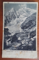 VALLE D'AOSTA AOSTA COURMAYEUR ENTRÈVES E M.BIANCO Formato Piccolo Viaggiata 1936 Tracce D'uso Condizioni Discrete - Aosta