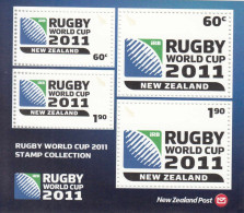 2011 New Zealand Rugby World Cup Miniature Sheet Of 4 MNH @ BELOW FACE VALUE - Ungebraucht