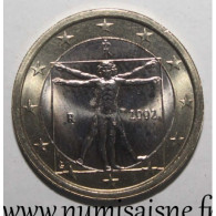ITALIE - KM 216 - 1 EURO 2002 - L'HOMME DE VITRUVE - SPL - Italie
