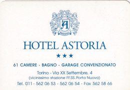 Calendarietto - Hotel Astoria - Torino - Anno 1997 - Formato Piccolo : 1991-00