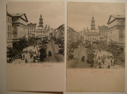 Lwow Lemberg Rynek X2.Same View ,mirror Print.Rommler&Jonas,Poland.Ukraine. - Ukraine