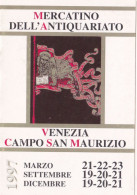 Calendarietto - Mercatino Dell'antiquariato - Venezia - Anno 1997 - Petit Format : 1991-00