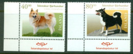 ICELAND 2001 Mi 977-78** Dogs [B642] - Cani