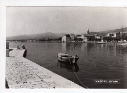 1960.YUGOSLAVIA,CROATIA,KASTEL STARI,PORT,POSTCARD,USED - Yougoslavie