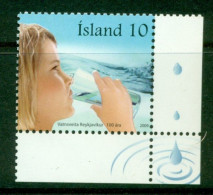 ICELAND 2009 Mi 1239** 100th Anniversary Of Water Supply [B643] - Umweltschutz Und Klima