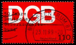 BRD 1999 Nr 2083 Zentrisch Gestempelt X6D457E - Used Stamps