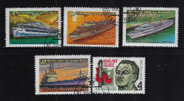 RUSSIA 1981 SCOTT #4957-4960,4970  USED - Used Stamps