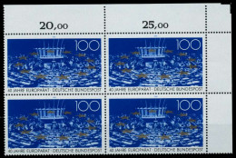 BRD BUND 1989 Nr 1422 Postfrisch VIERERBLOCK ECKE-ORE X76CC8E - Neufs