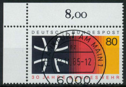 BRD BUND 1985 Nr 1266 Zentrisch Gestempelt ECKE-OLI X8547EE - Oblitérés