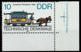 DDR 1986 Nr 3015 Postfrisch ECKE-URE X0CC686 - Nuovi
