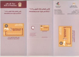 Palestine 2022- FIFA World Cup,Qatar 2022 Flyer & Postcard (English -Arabic) - Palestina