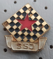 Chess Federation Of Yugoslavia SSJ  Vintage Pin Bertoni Milano - Andere & Zonder Classificatie