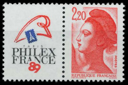FRANKREICH 1985 Nr 2510AIZf-WP2 Postfrisch WAAGR PAAR X62536E - Unused Stamps