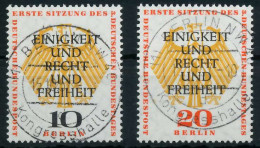BERLIN 1957 Nr 174-175 EST Zentrisch Gestempelt X64236A - Used Stamps