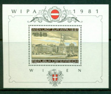 AUSTRIA 1981 Mi BL 5** Stamp Exhibition WIPA 1981 [B663] - Expositions Philatéliques