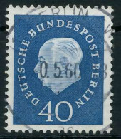 BERLIN DS HEUSS 3 Nr 185 Zentrisch Gestempelt X642446 - Used Stamps