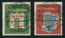 BRD BUND 1953 Nr 171-172 Zentrisch Gestempelt Charlottenburg X6425C6 - Oblitérés