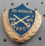Sport Club Invalid (disabled Person) Koper 25 Years  Table Tennis, Fencing , Skiing Chess SLOVENIA Pin - Tenis De Mesa