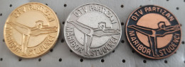 Gymnastic Club DTV Partizan Studenci Maribor Slovenia Ex Yugoslavia Pins - Gymnastics