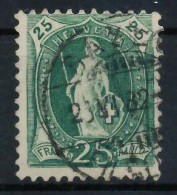 SCHWEIZ STEHENDE HELVETIA Nr 59XAa Gestempelt X6AA51A - Used Stamps