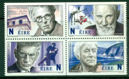 IRELAND 2004 Mi 1611-14 Block Of Four** Literature Nobel Prize Laurates [B668] - Nobelprijs